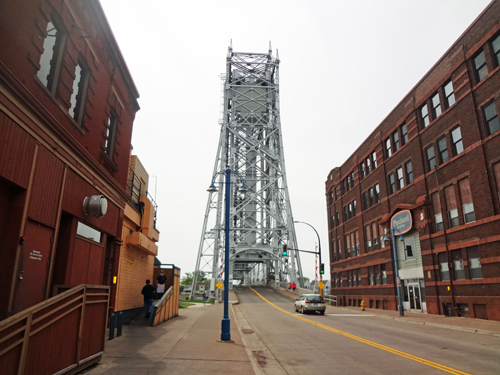 the Aerial Lift Bridge